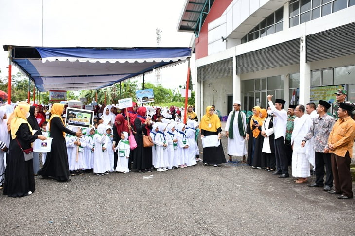 IGRA Bersama Kemenag Banjar Gelar Peragaan Manasik Haji untuk Siswa RA