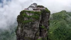 Amazing Village Above Rock Cliffs, Do You Dare To Live Here
