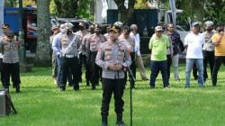 Siap Amankan Pentutupan Porprov XIV Jabar, Polri-TNI di Ciamis Laksanakan Apel Gelar Pasukan