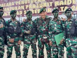 On The Job Training Secapa AD Resmi Ditutup di Yonif Raider 323 Buaya Putih