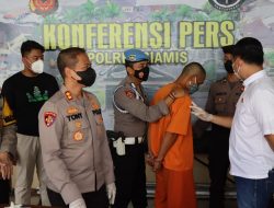 Satreskrim Polres Ciamis Ringkus AN yang Cabuli Anak Tirinya Sebanyak 15 Kali