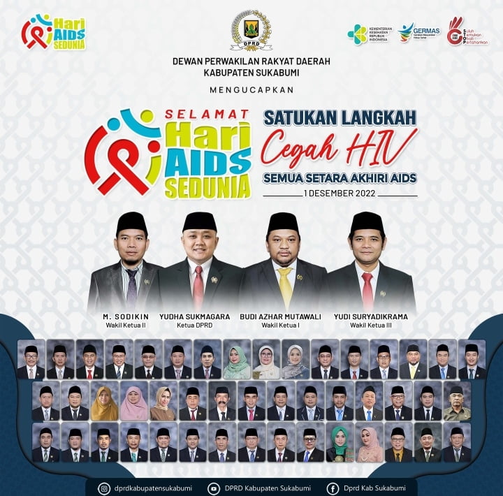 Hari AIDS Sedunia DPRD Kabupaten Sukabumi Ajak Masyarakat Cegah HIV
