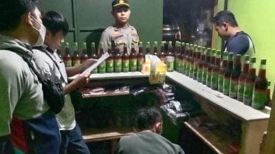 Ops Pekat Lodaya, Polres Banjar Berhasil Amankan Miras