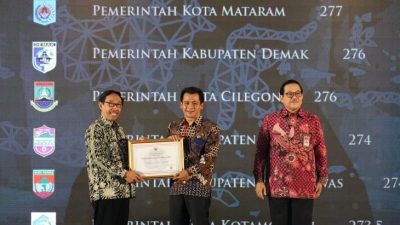 Pemkab Ciamis Terima Penghargaan Anugerah Meritokrasi 2022 dari KASN