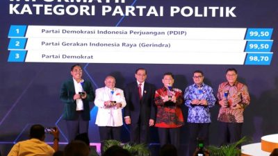 Partai Demokrat Raih ‘Hattrick’ Predikat Partai Politik ‘Informatif’ dari KIP-RI
