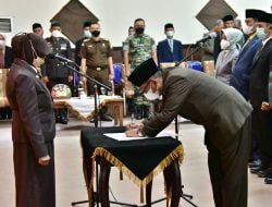 Wali Kota Banjar Lantik 62 Orang Pejabat Jabatan Pimpinan Tinggi Pratama