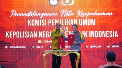 Jaga Persatuan Kesatuan di Pemilu 2024 Syarat Mutlak, Polri Lakukan MoU dengan KPU