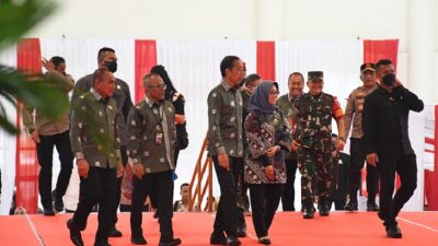 Hadiri Peringatan HPN 2023, Presiden RI Didampingi Pangdam I/BB Sekaligus Tinjau Pasar dan Peresmian Terminal Amplas