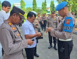 Propam Polda Jabar Lakukan Gaktibplin di Polres Pangandaran
