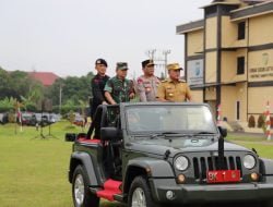Pangdam I/BB Pimpin Apel Gelar Pasukan Operasi Pengamanan Kunker Presiden