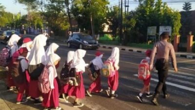 Satuan Samapta Polres Ciamis Laksanakan Strong Point