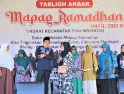 Wabup Ciamis Hadiri Acara Mapag Ramadhan di Kecamatan Panumbangan