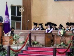 Sekda Ciamis Hadiri Pengukuhan Guru Besar di Universitas Galuh