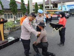 Polres Ciamis Laksanakan Pembaretan Puluhan Bintara Polri Angkatan 48