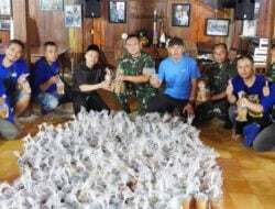 Kodim 0613/Ciamis Bersama Gandara Grup Bagikan Ribuan Takjil Gratis