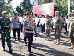 Cek Kesiapan Personel, Polres Ciamis Laksanakan Apel Gelar Pasukan Ops Ketupat Lodaya 2023