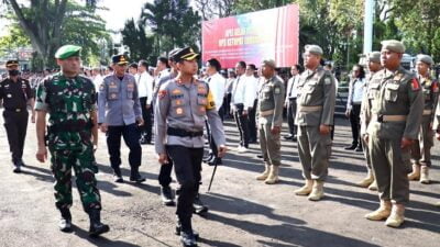 Cek Kesiapan Personel, Polres Ciamis Laksanakan Apel Gelar Pasukan Ops Ketupat Lodaya 2023