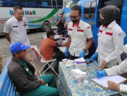 Jelang Lebaran, Puluhan Sopir Bus di Ciamis Jalani Tes Urine