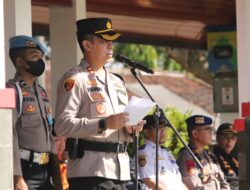 Kapolres Pangandaran Pimpin Apel Pasukan Ops Ketupat Lodaya 2023