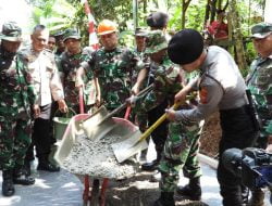 Kodim 0613 Ciamis Laksanakan Progam BSMSS Tahun 2023 di Kecamatan Baregbeg