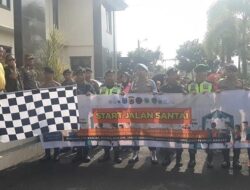 Peringati Hari Buruh, Forum Solidaritas Buruh di Banjar Gelar Jalan Santai