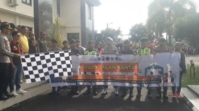 Peringati Hari Buruh, Forum Solidaritas Buruh di Banjar Gelar Jalan Santai