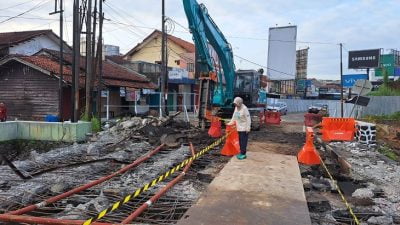 Wali Kota Banjar Tinjau Proses Perbaikan Jembatan Parungsari