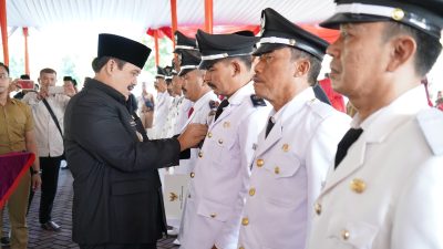Bupati Pangandaran Lantik 9 Kades Terpilih Hasil Pilkades Serentak 2023
