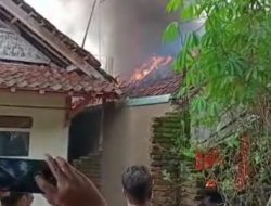 Diduga Korsleting Listrik, Rumah Warga di Banjar Ludes Terbakar
