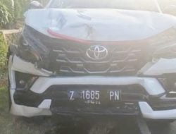 Begini Kronologi Tabrakan Beruntun Mobil Dinas dan Patwal Wabup Pangandaran di Ciamis