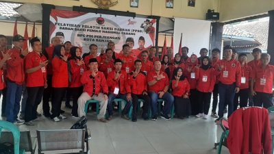 Jelang Pemilu 2024, DPC PDI Perjuangan Kota Banjar Gelar PPSD