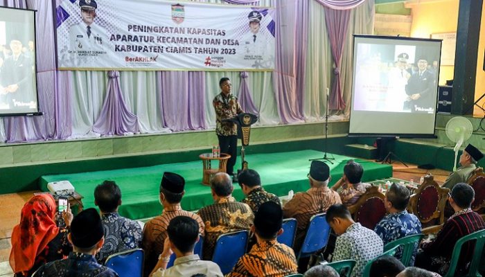 Pemkab Ciamis Gelar Peningkatan Kapasitas Kepada Aparatur Kecamatan dan Desa