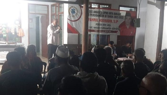 Fahrul Hoerudin Lakukan Reses Masa Persidangan III di Randegan Kota Banjar