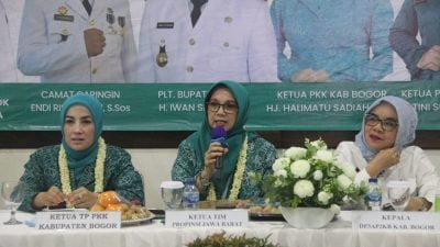 Tim Recheking Provinsi Langsung Cek Implementasi Program PHBS di TP-PKK Desa Ciherang Pondok