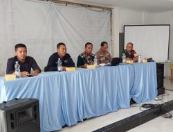 Kapolsek Cisaat Hadiri Rapat Sosialisasi penataan Stasiun Cisaat