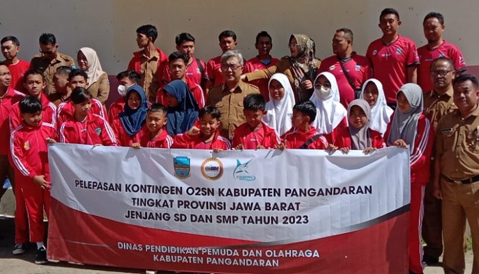 Puluhan Atlet Wakil Pangandaran Ikuti Olimpiade Olahraga Siswa Nasional Tingkat Jawa Barat
