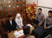 Penuh Haru, Sofi Maharisma dan Agung Ciko Prasetyo Menikah di Ruang Tahanan Mako Polres Ciamis
