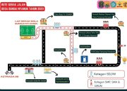 Lomba Gerak Jalan Meriahkan Perayaan Hari Kemerdekaan RI ke-78 di Desa Sungai Nyamuk