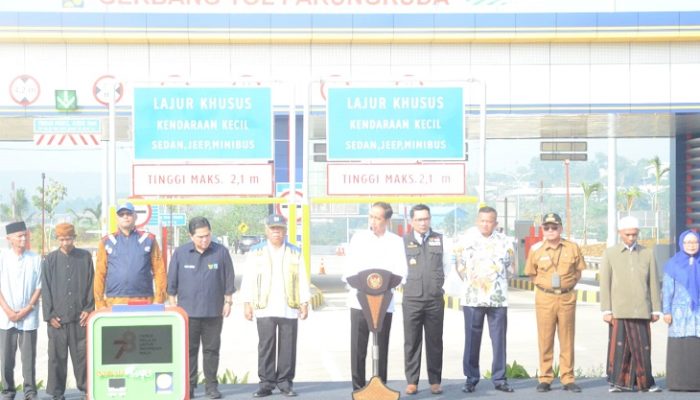 Presiden Jokowi Resmikan Tol Bocimi Seksi II Cigombong – Cibadak