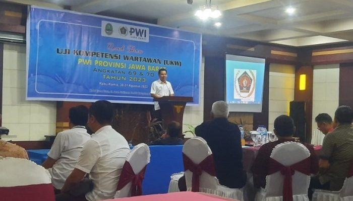 Wakil Bupati Ciamis Buka Ujian Kompetensi Wartawan