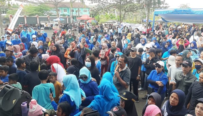 Ratusan Warga di Banjar Tumpah Ruah Ikuti Jalan Sehat Haornas Bareng Partai Demokrat
