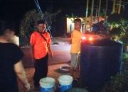 Relawan Abimah Tos Soleh Pangandaran Salurkan Ribuan Liter Air Bersih di Desa Cintakarya