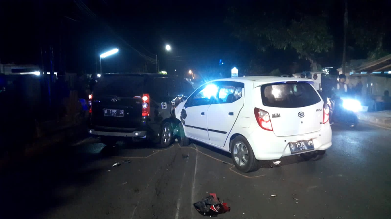 Dua Minibus dan Satu Motor di Banjar Terlibat Tabrakan Beruntun