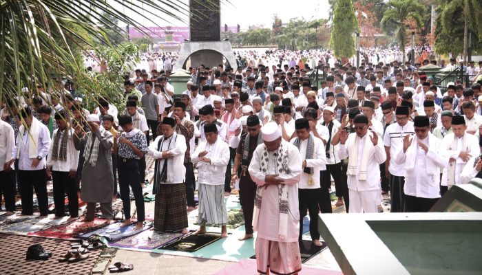 Serentak, Ribuan Warga di Ciamis Gelar Shalat Istisqo