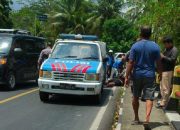 Hantam Trotoar, Pemotor di Banjarsari Ciamis Tewas