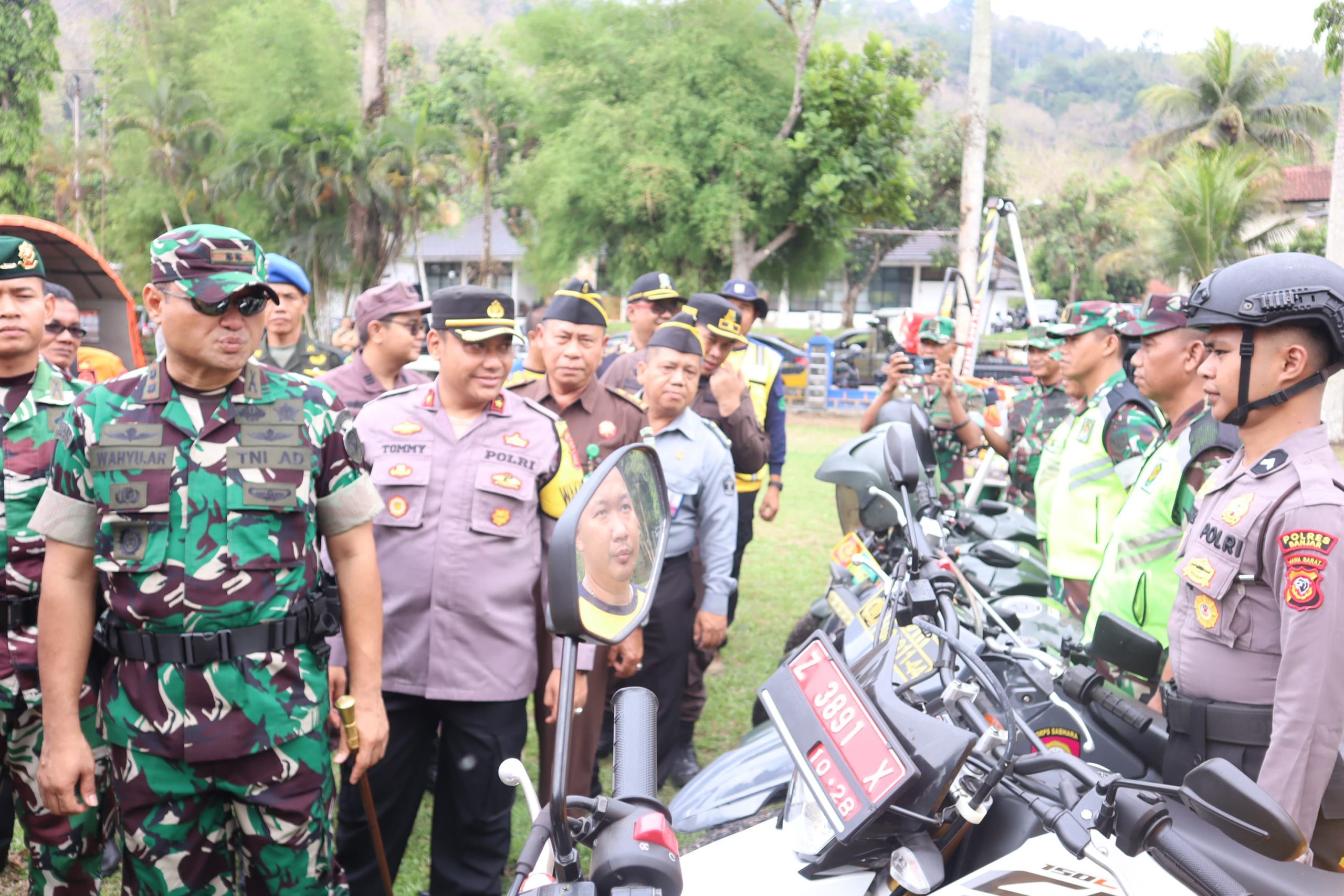 Polres Banjar Turut Mengikuti Kegiatan Apel Siaga Bencana BBWS Citanduy Bersama Pemkot Banjar