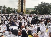 Kemenag Bersama Ratusan Warga Kota Banjar Gelar Aksi Solidaritas Dukung Palestina