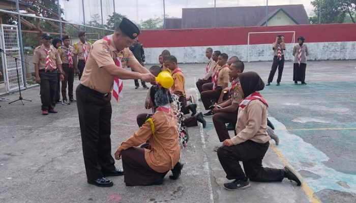 Dinyatakan Selesai, Kasdim 1710/Mimika Pimpin Upacara Penutupan Persami