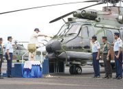 Menhan Prabowo Serahkan Delapan Unit Helikopter H225M dan Resmikan Full Flight Simulator H225M