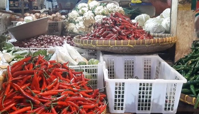 Dalam Sepekan, Harga Komoditas Bumbu Dapur dan Sayuran di Pasar Banjar Meroket
